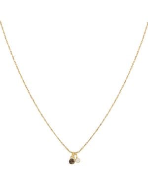Astrid & Miyu Plated Charm Necklace - Metallic