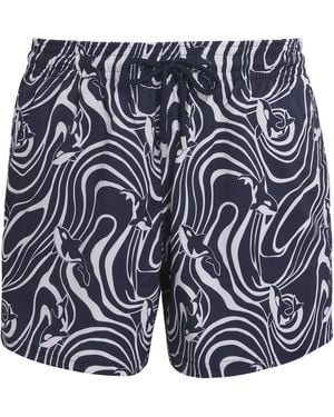 Vilebrequin Printed Moorise Swim Shorts - Blue