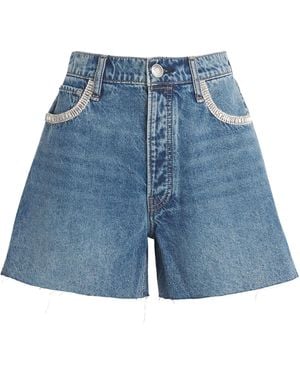 Rag & Bone Denim Vintage Cut-Off Shorts - Blue