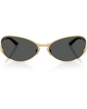 Versace Oval Sunglasses - Metallic