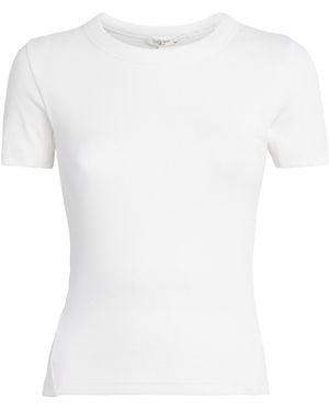 Rag & Bone Ribbed Essential T-Shirt - White