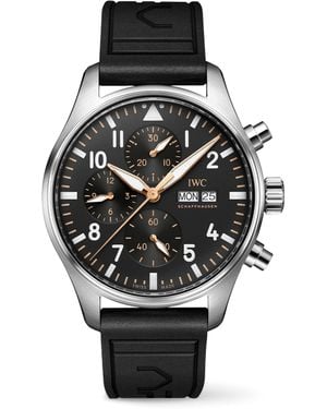 IWC Schaffhausen X Apxgp Pilot's Chronograph Watch - Black