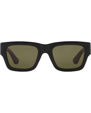 Gucci Rectangular Sunglasses - Green