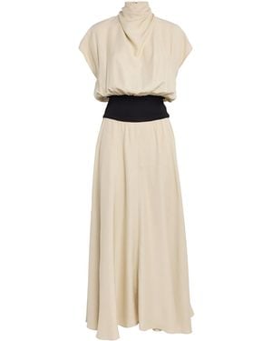 Esse Studios Belted Illi Maxi Dress - Natural