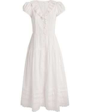Doen Organic Cotton Eliette Maxi Dress - White