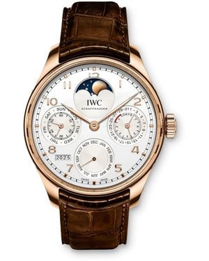 IWC Schaffhausen Portugieser Perpetual Calendar Watch - Metallic