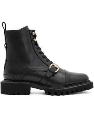 AllSaints Leather Tori Ankle Boots - Black