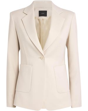 JOSEPH Wool-Blend Glenview Blazer - Natural