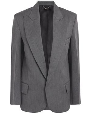 Victoria Beckham Virgin Wool Roberta Blazer - Grey