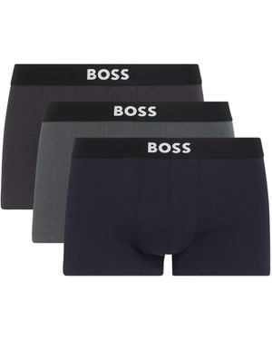BOSS Organic Cotton Trunks - Blue