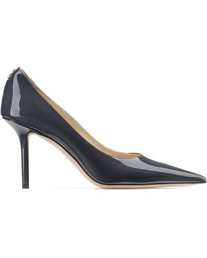 Jimmy Choo Love 85 Patent Leather Court Shoes - Blue