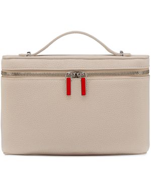 Christian Louboutin Djanis Leather Cross-Body Bag - Natural