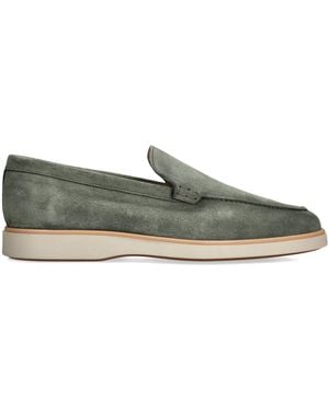 Magnanni Suede Paradiso Loafers - Green