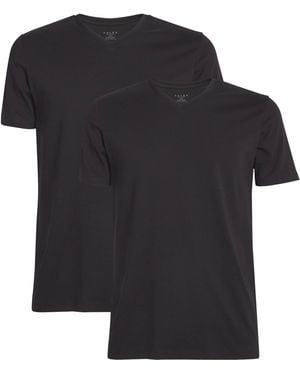 FALKE Cotton-Blend Daily Comfort T-Shirt - Black