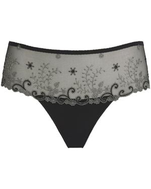 Simone Perele Lace Délice Briefs - Grey