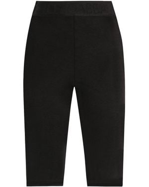 Dolce & Gabbana Cropped Leggings - Black