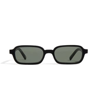 Le Specs Rectangle Pilferer Sunglasses - Green
