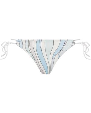 PUCCI Marmo Print Bikini Bottoms - Blue