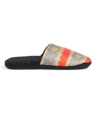 Versace Terry Cotton Baroque Slippers - Multicolour
