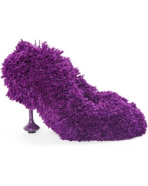 Loewe Toy Rug Pumps 90 - Purple