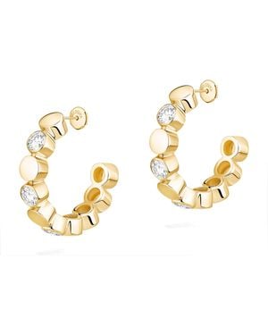 Messika D-Vibes Mini Diamond And Hoop Earrings - Metallic