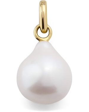 Monica Vinader And Baroque Pearl Pendant - White