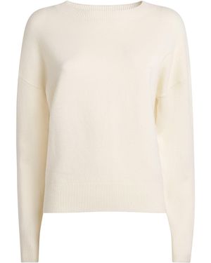 Yves Salomon Wool-Blend Jumper - White