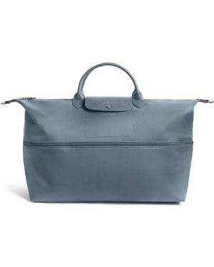Longchamp Le Pliage One Expandable Travel Bag - Blue