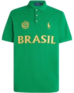 Polo Ralph Lauren Cotton Brazil Polo Shirt - Green