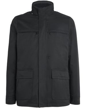 Pal Zileri Cotton-Blend Field Jacket - Black