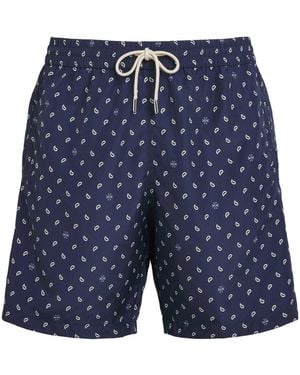 Jacob Cohen Paisley Swim Shorts - Blue