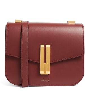 DeMellier Leather Vancouver Cross-Body Bag - Red