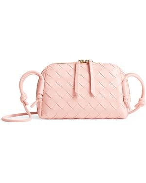 Bottega Veneta Nappa Leather Concert Pouch - Pink