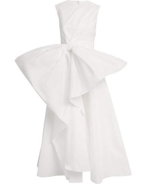 ROKSANDA Taffeta Bridal Nura Midi Dress - White