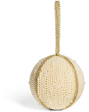 Harrods Pearlised Beaded Bauble - Metallic