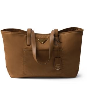 Prada Medium Re-Nylon Re-Edition 1978 Tote Bag - Brown