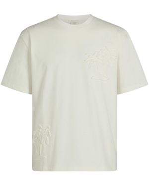 CHE Cotton Palmeiras Applique T-Shirt - White