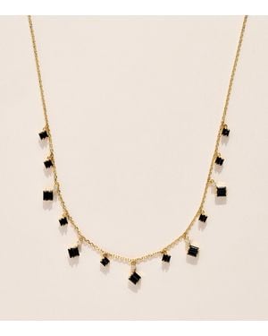 Suzanne Kalan Diamond And Sapphire Bold Cascade Necklace - Natural