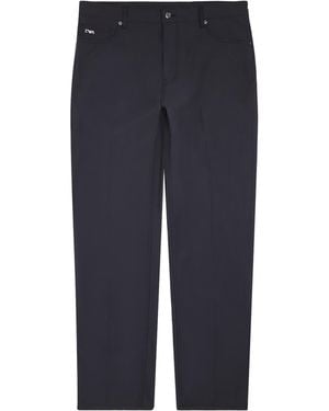Emporio Armani Cotton Cargo Trousers - Blue