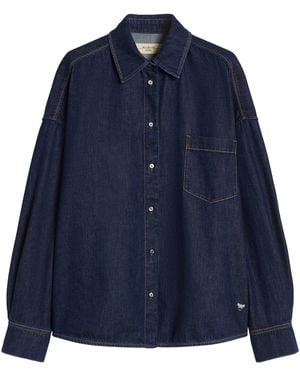 Weekend by Maxmara Relaxed Denim Shirt - Blue
