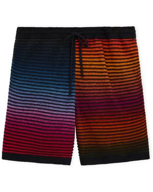 Loewe X Paula' Ibiza Stripe Shorts - Red