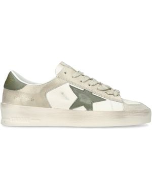 Golden Goose Suede Stardan Trainers - White