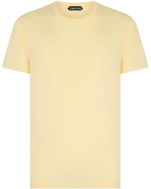 Tom Ford Cut And Sewn T-Shirt - Yellow