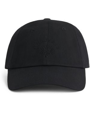 Mulberry Embroidered Logo Cap - Black