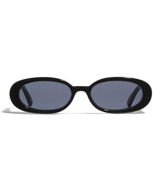 Le Specs Oval Outta Love Sunglasses - Blue