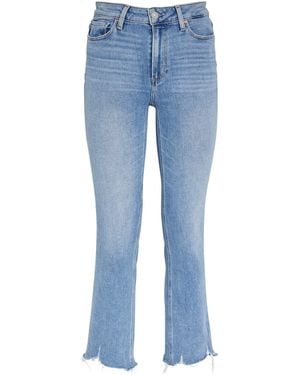 PAIGE Cindy Slim Hem Jean - Blue