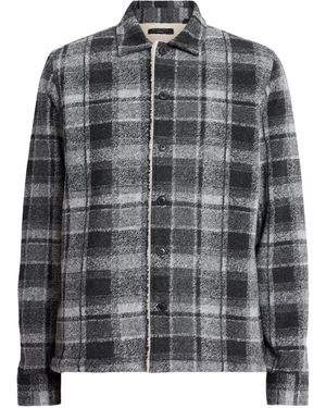 AllSaints Check Altamount Jacket - Grey