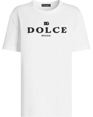 Dolce & Gabbana Cotton Logo T-Shirt - White