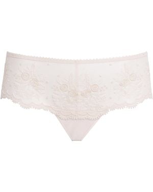 Simone Perele Lace Intrigue Briefs - White