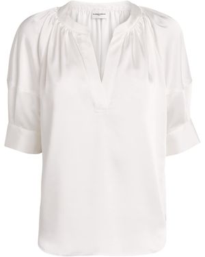 Claudie Pierlot V-Neck Blouse - White